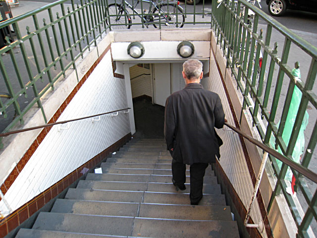 Je prends le métro