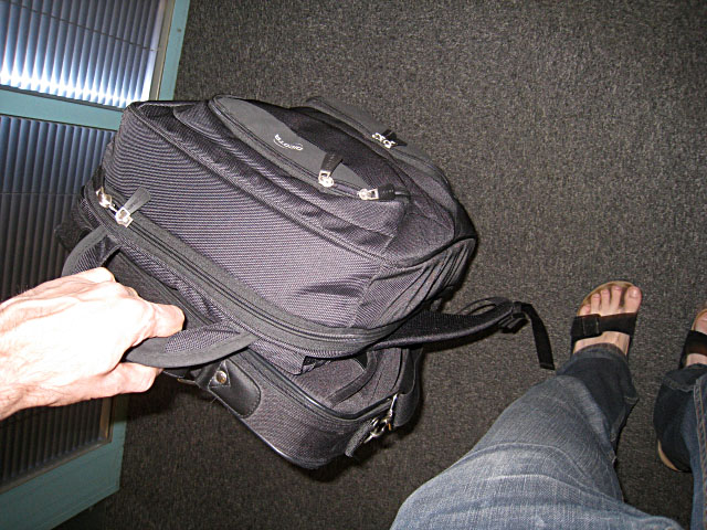 Je récupère mon sac