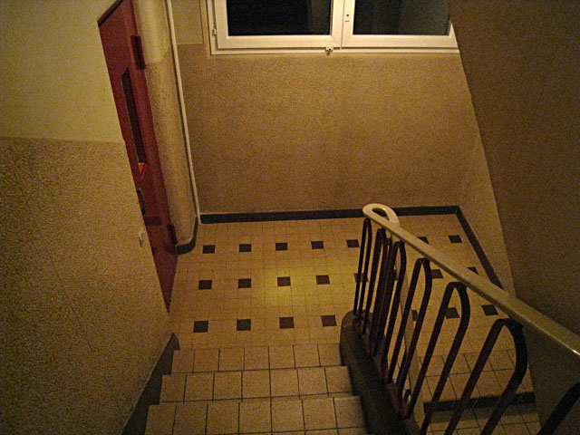 Je descends les escaliers