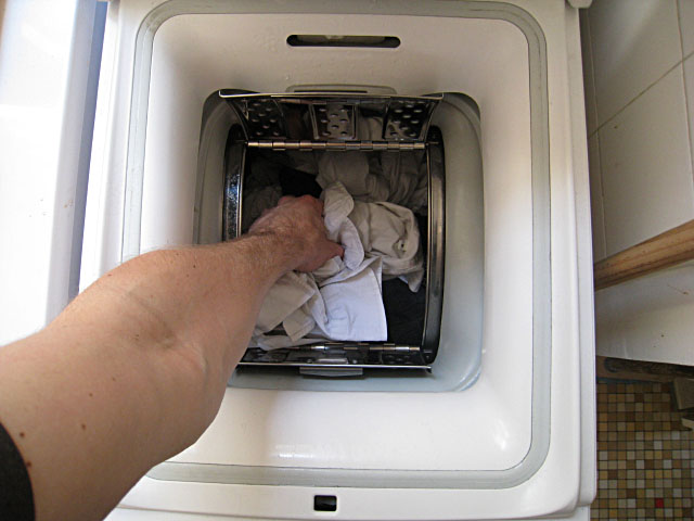 Je sors le linge