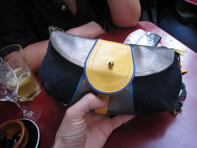 Un sac conçu et réalisé par Sandrine
