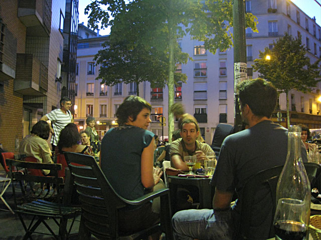 Je retourne en terrasse