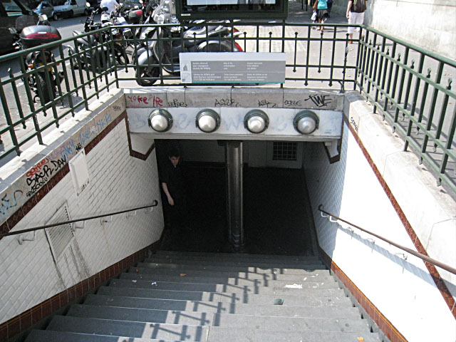 Je prends le métro