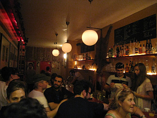 L'intérieur du bar