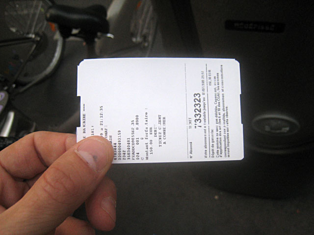 Mon ticket