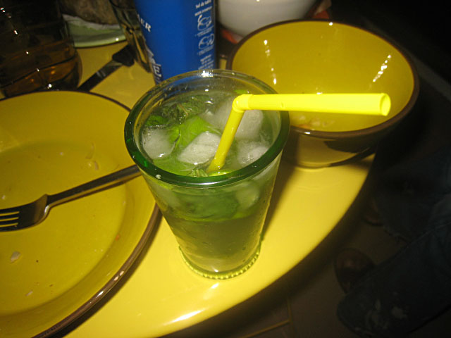 Je bois un mojito