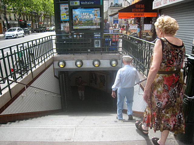 Je prends le métro