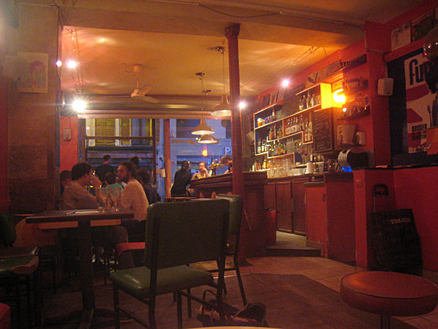 L'intérieur du bar