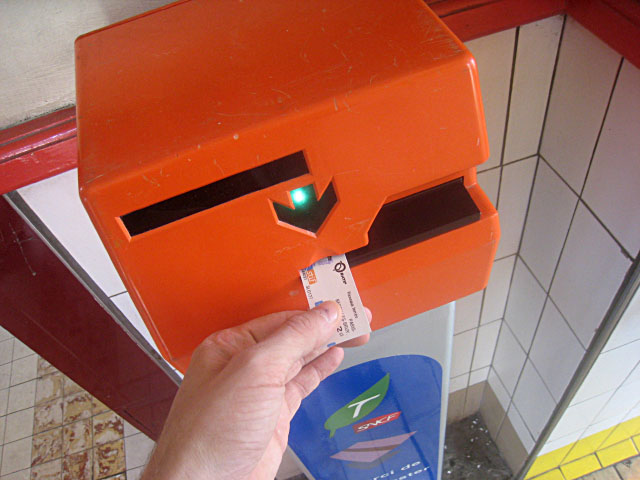 Je composte mon ticket