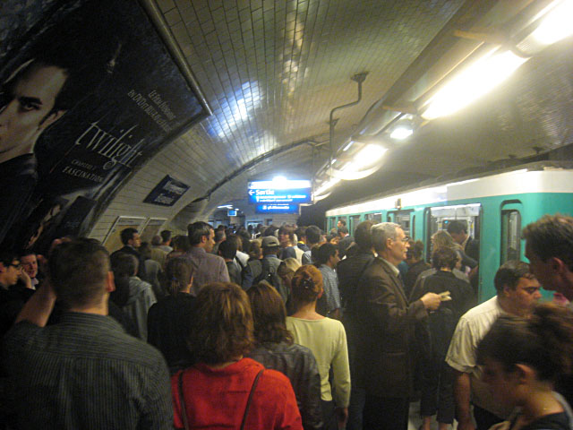 Je prends le métro