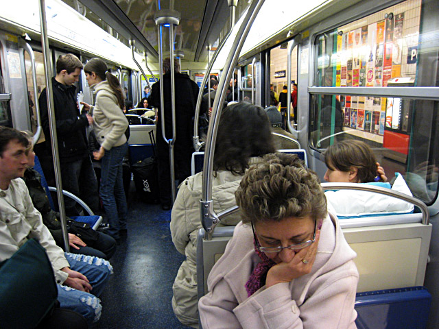 Je prends le métro