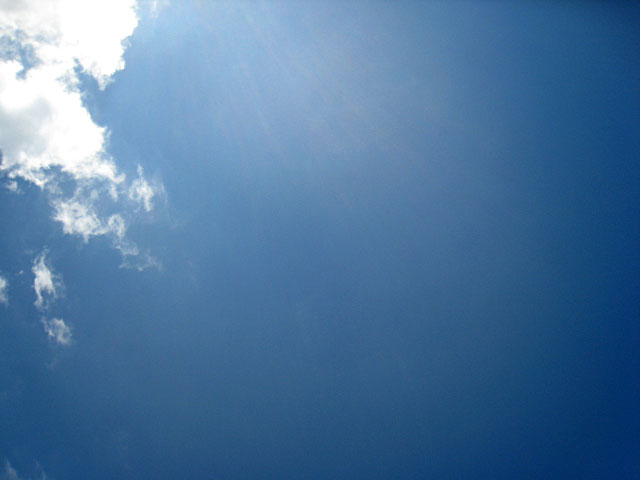 Je regarde le ciel