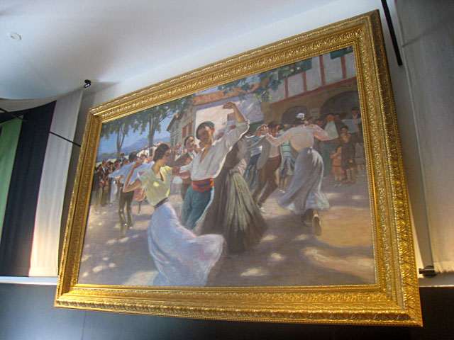 Un tableau au mur