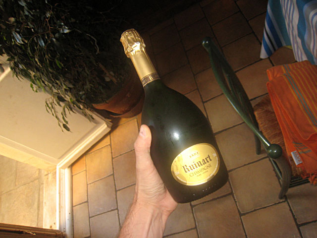Je sors le champagne