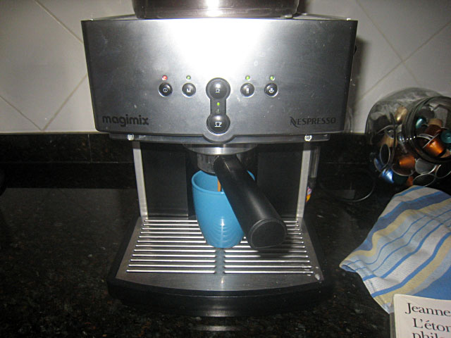 Je me prépare un café