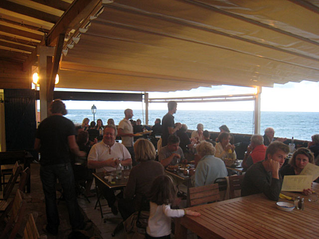 L'intérieur du restaurant