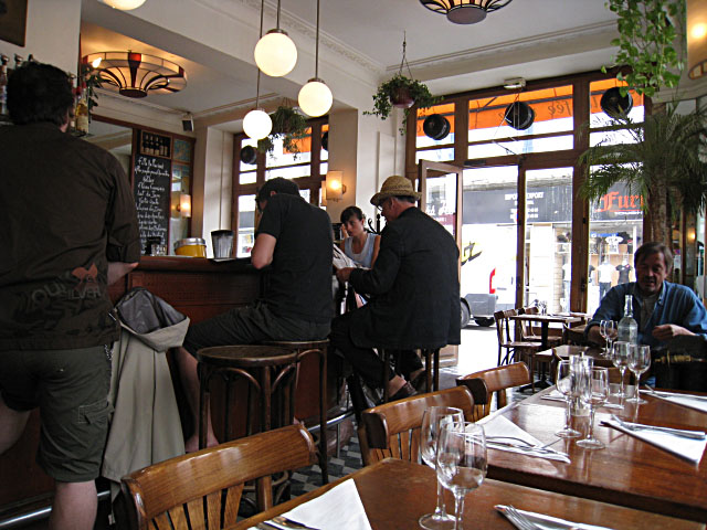 L'intérieur du restaurant