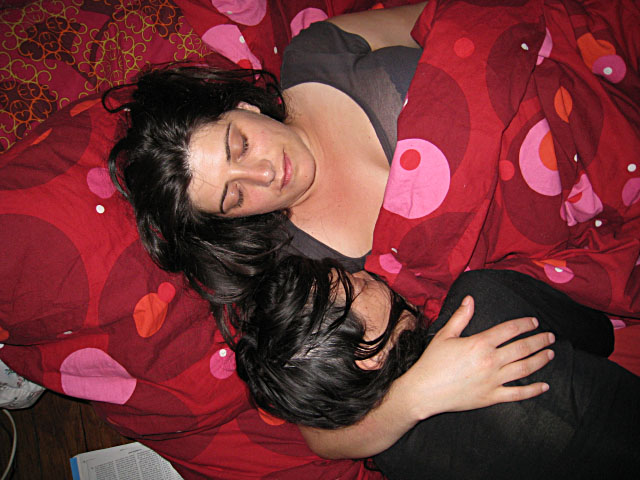 Aurore et Garance se reposent