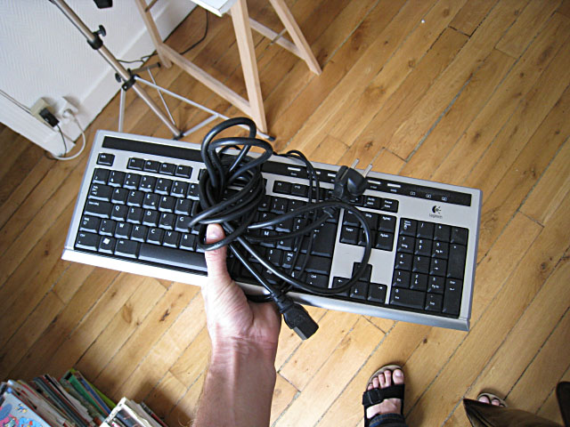 Je prends un clavier