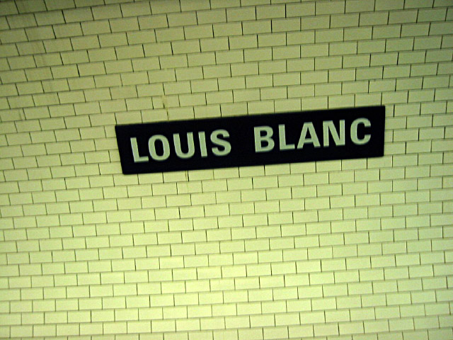 Nous descendons à Louis Blanc