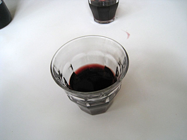 Je bois du vin