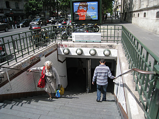 Je prends le métro