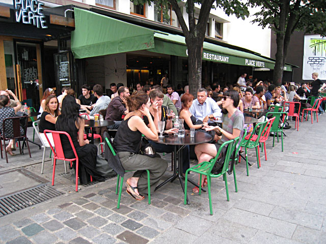 Je vais à la Place Verte