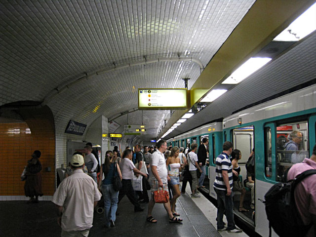 Je prends le métro