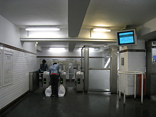 Je prends le métro