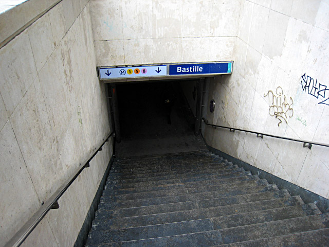 Nous prenons le métro