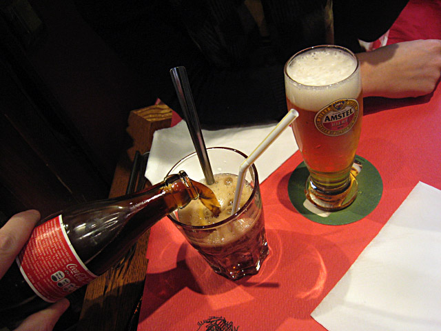 Je bois du coca