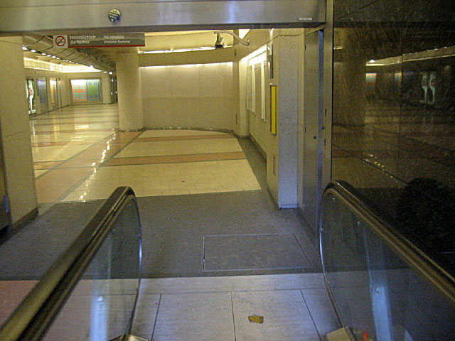 Nous prenons le métro