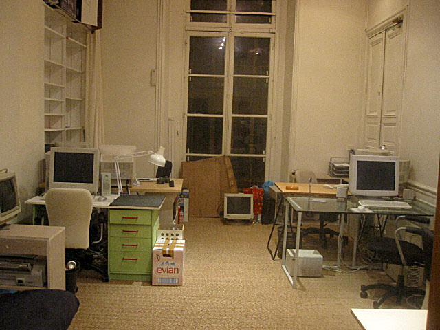 Nous sommes installés