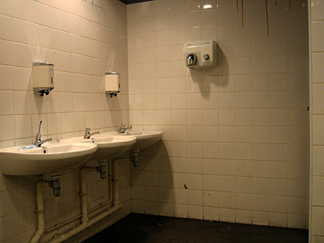 Je vais aux toilettes