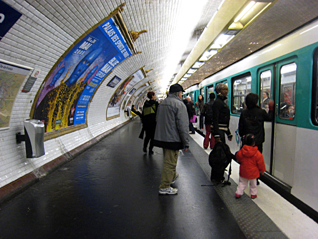 Je prends le métro