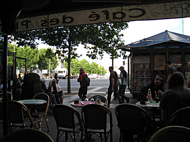 Je m'installe en terrasse