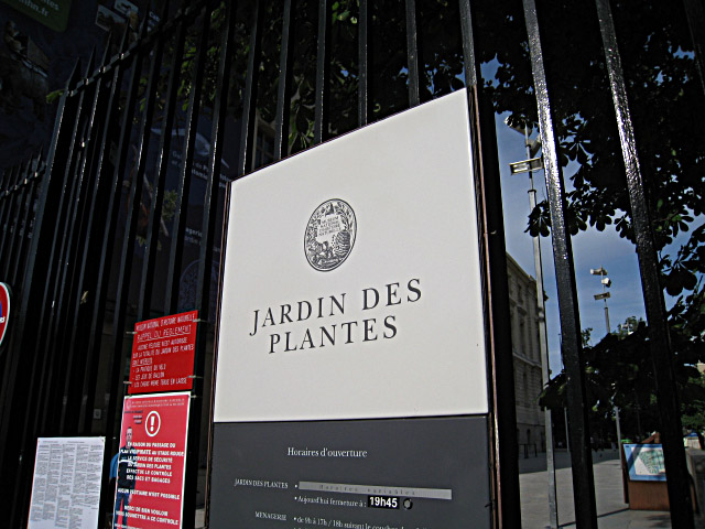 Je vais au jardin des plantes