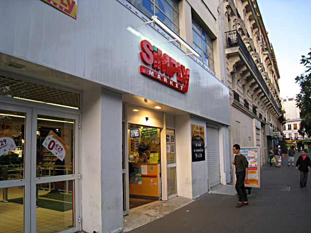 Je vais à Simply Market