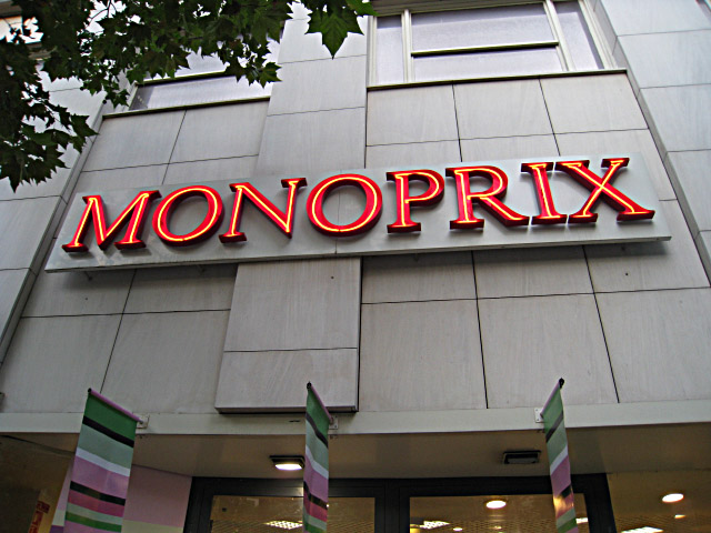 Je vais à Monoprix