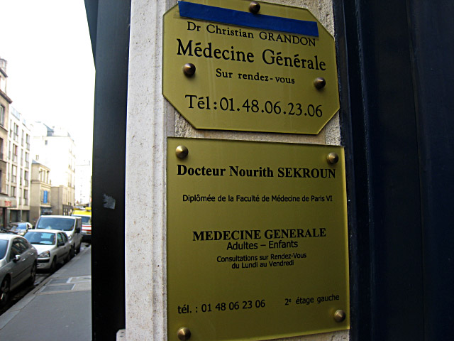 Je vais chez mon médecin généraliste