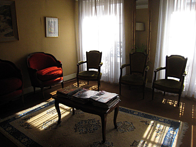 La salle d'attente