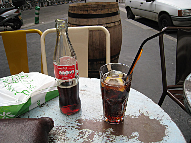 Je bois un coca