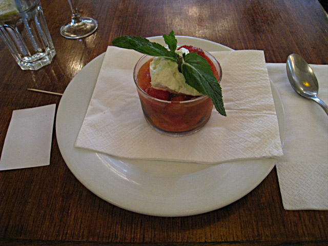 Je prends un dessert