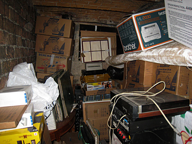 Je stocke ma machine à cafer dans ma cave