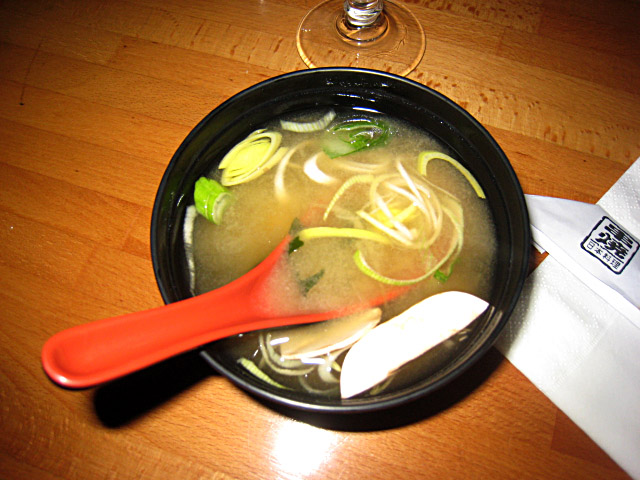 Je consomme une soupe