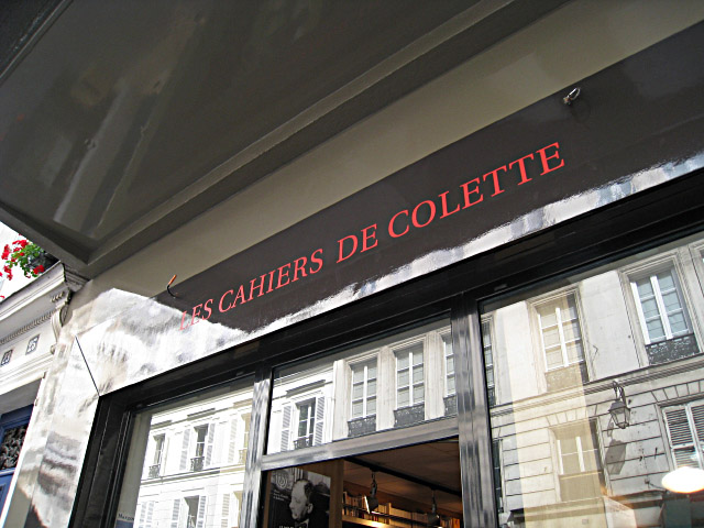 Je vais à la librairie 'Les cahiers de Colette'