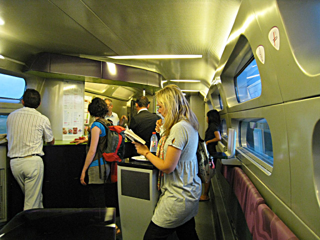 L'intérieur du wagon
