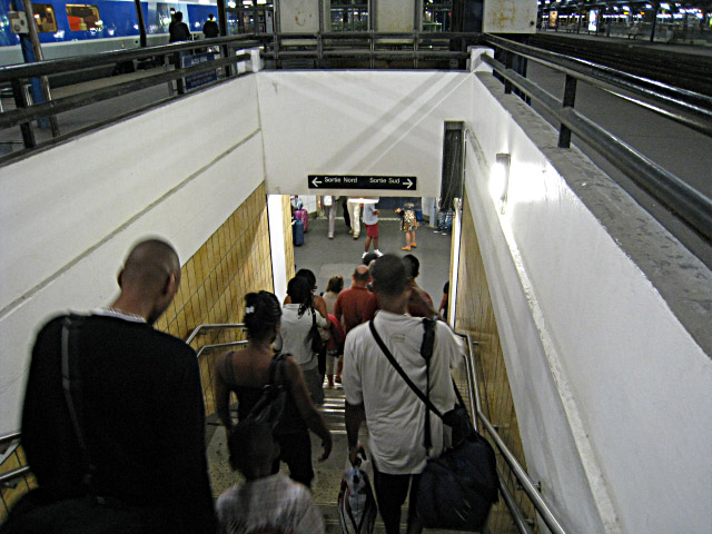 Nous prenons le souterrain