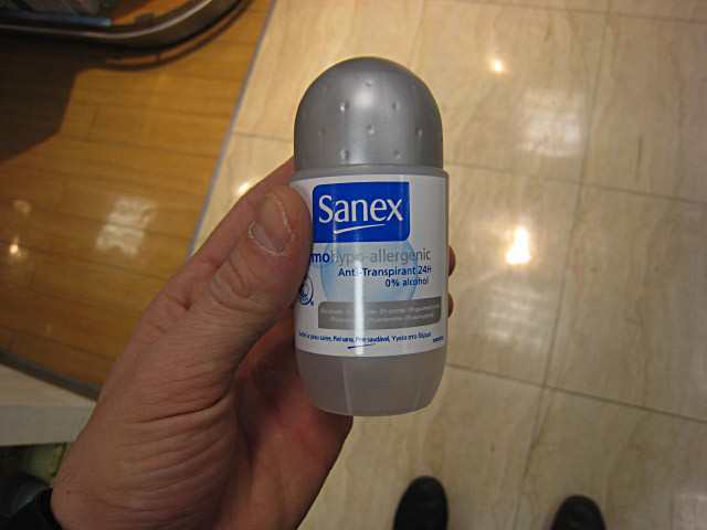 J'achète du déodorant