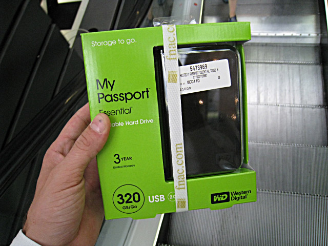 J'achète un disque dur externe pour Thierry